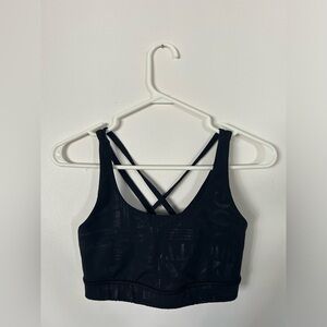 Lululemon Black Energy Manifesto Rare Sports Bra 4